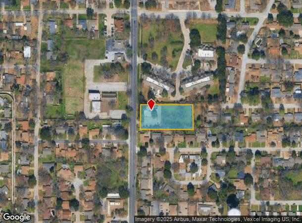821 N Fielder Rd, Arlington, TX Parcel Map