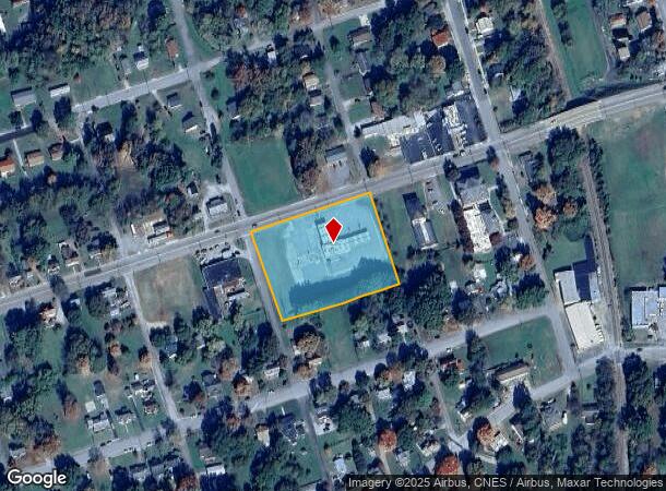 213 W 2Nd St, Chase City, VA Parcel Map