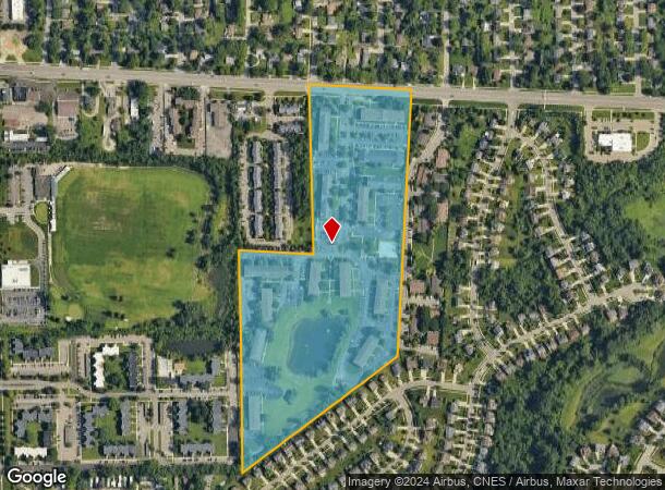  3089 Woodland Hills Dr, Ann Arbor, MI Parcel Map