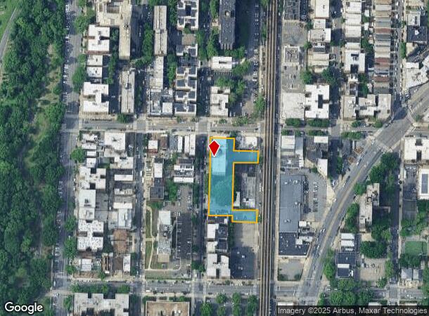  2440 Olinville Ave, Bronx, NY Parcel Map