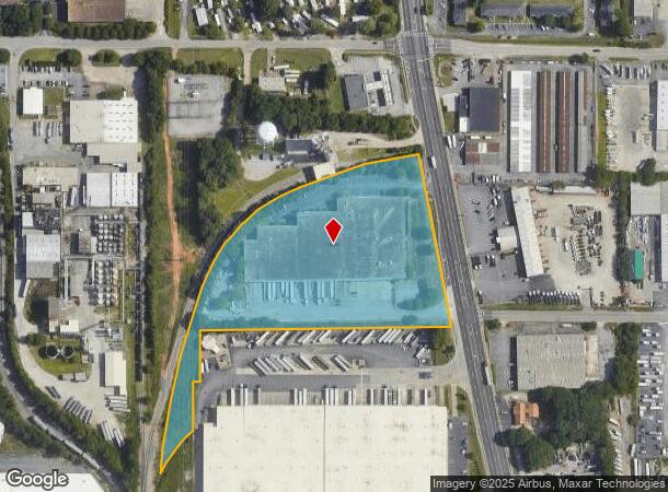  5163 Old Dixie Hwy, Forest Park, GA Parcel Map