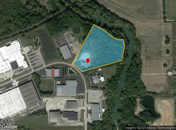  1700 Riverfork Dr, Huntington, IN Parcel Map