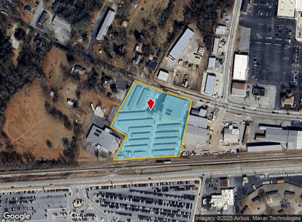 210 W Athens St, Winder, GA Parcel Map