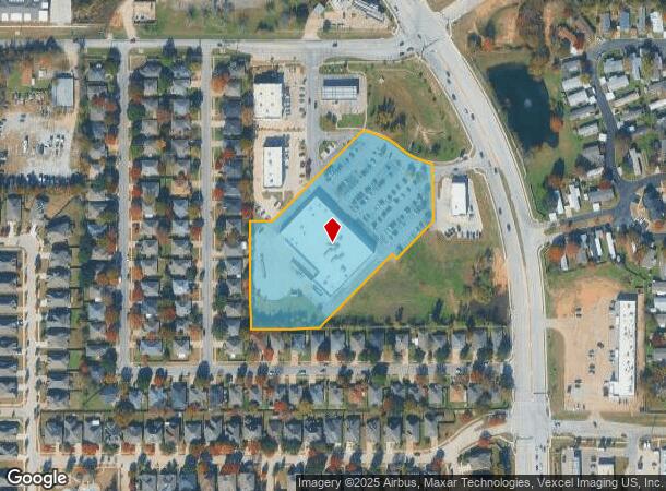 3930 Teasley Ln, Denton, TX Parcel Map