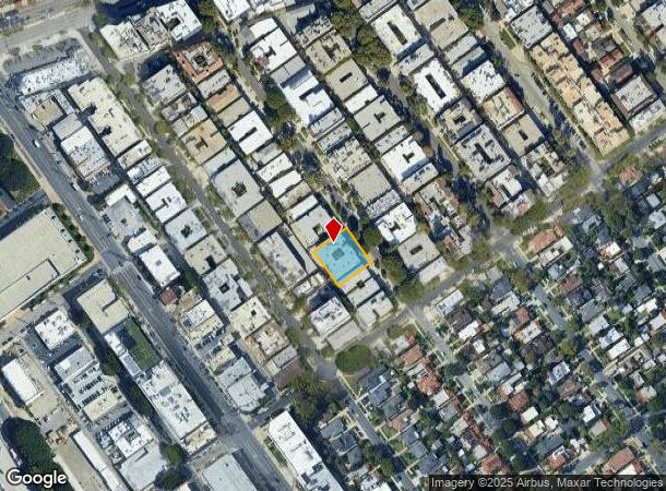  1835 Camden Ave, Los Angeles, CA Parcel Map