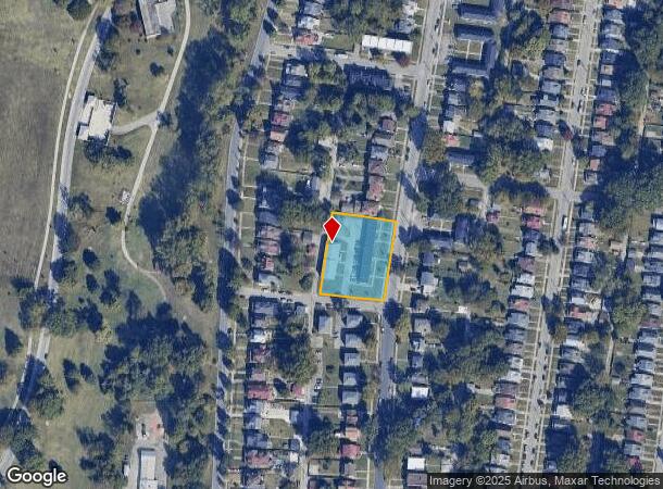  4407 Elliott Ave, Louisville, KY Parcel Map