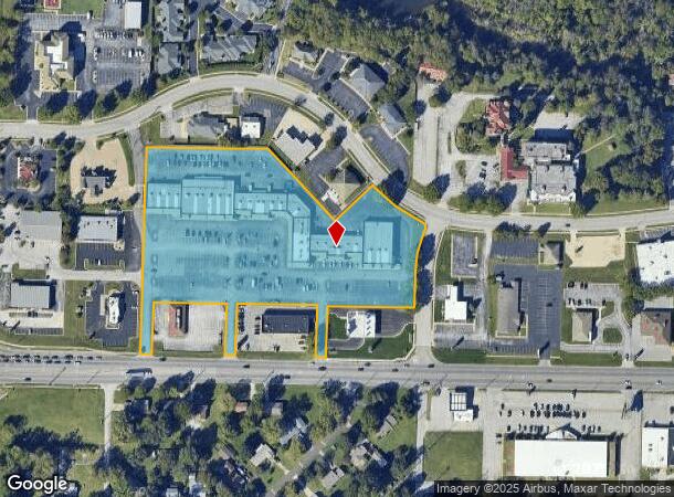  1601 W Sunshine St, Springfield, MO Parcel Map