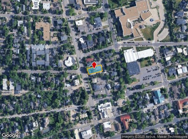  2346 Broadway St, Boulder, CO Parcel Map