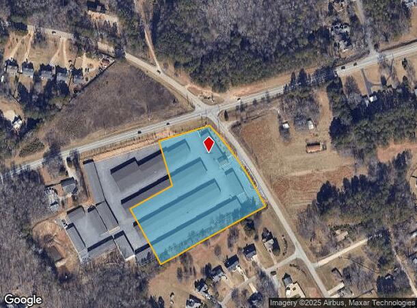  6127 Lights Ferry Rd, Flowery Branch, GA Parcel Map