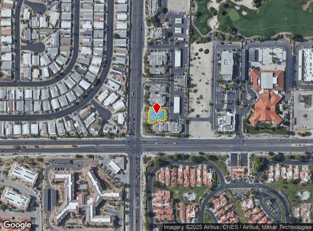 74000 Country Club Dr, Palm Desert, CA Parcel Map