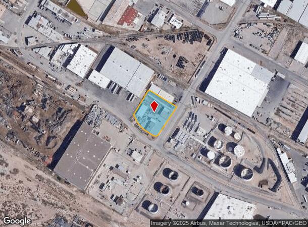  1001 Eastside Rd, El Paso, TX Parcel Map