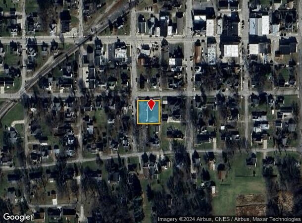  349 W 1St St, Albany, IN Parcel Map