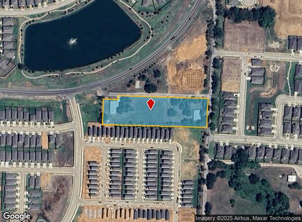  2427 N Powell Rd, Aubrey, TX Parcel Map