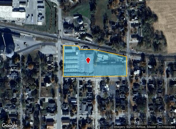 111 E Broad St, South Whitley, IN Parcel Map