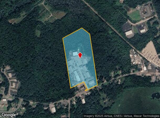  1282 Main St, Hanson, MA Parcel Map