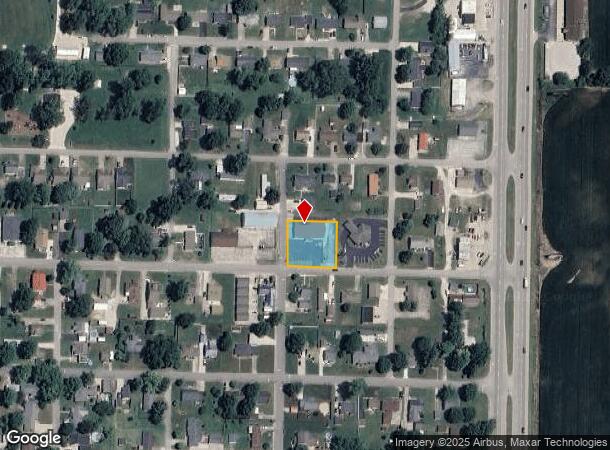 802 E Locust St, Fort Branch, IN Parcel Map