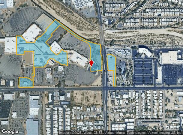 117 E Wetmore Rd, Tucson, AZ Parcel Map