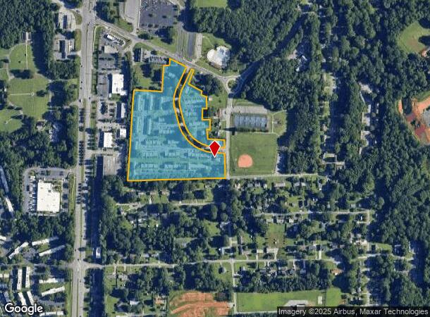  1500 Zuider Zee Ct, Winston Salem, NC Parcel Map