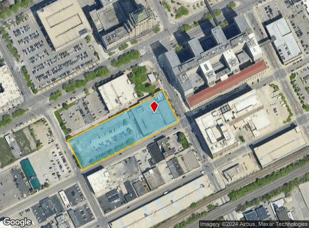  700 W Milwaukee St, Detroit, MI Parcel Map