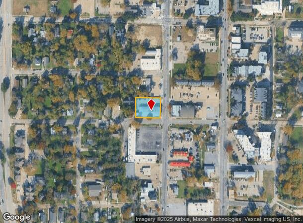 416 S Elm St, Denton, TX Parcel Map