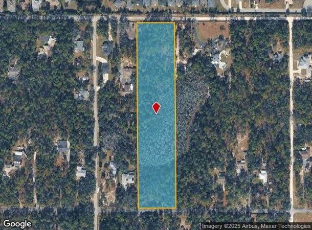 9102 Birmingham Ave, Weeki Wachee, FL Parcel Map