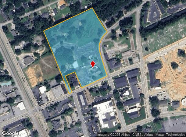  203 E College St, Simpsonville, SC Parcel Map