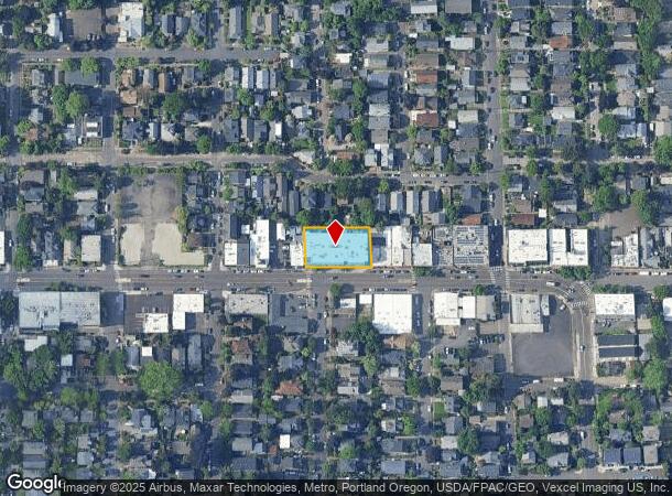  4703 Se Hawthorne Blvd, Portland, OR Parcel Map