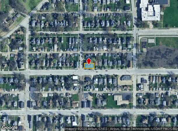  2042 W 4Th St, Davenport, IA Parcel Map
