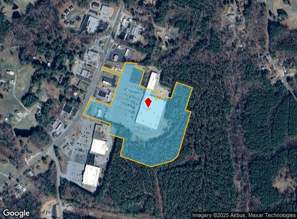 1451 S Main St, Blackstone, VA Parcel Map