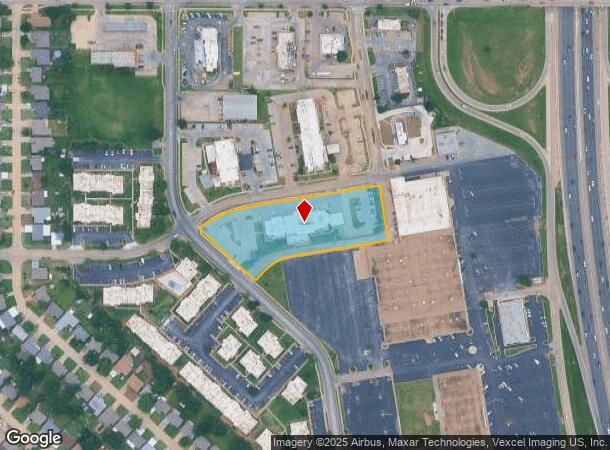  614 Nw 8Th St, Moore, OK Parcel Map