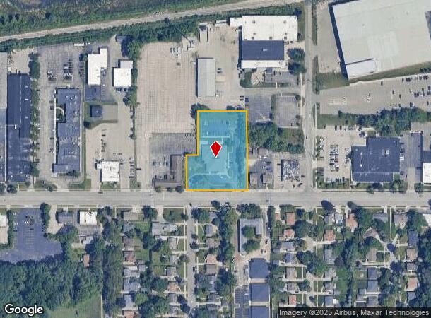 1527 Michigan St Ne, Grand Rapids, MI Parcel Map