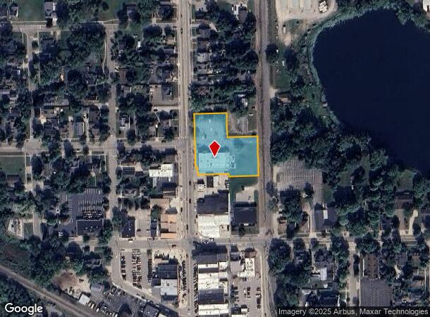  124 N Saginaw St, Holly, MI Parcel Map