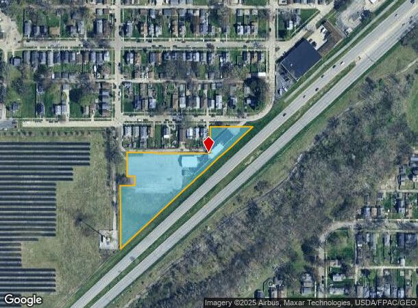 1201 Prouty Ave, Toledo, OH Parcel Map