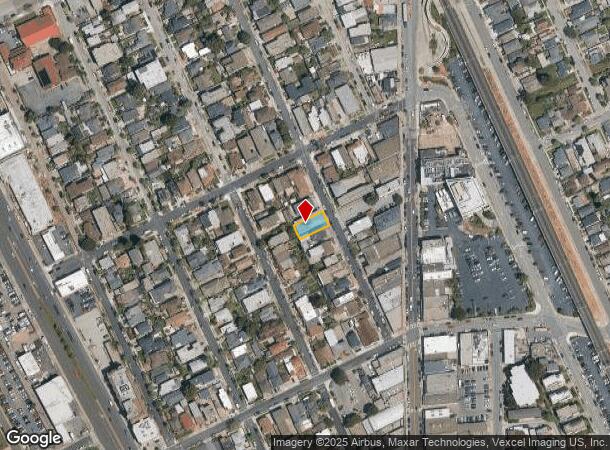  669 Masson Ave, San Bruno, CA Parcel Map