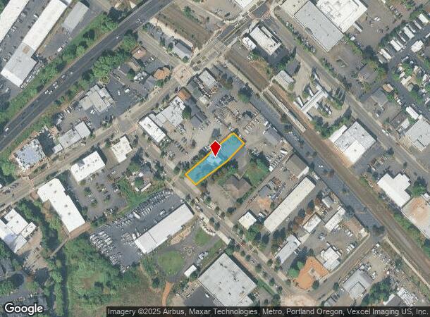  9185 Sw Burnham St, Portland, OR Parcel Map