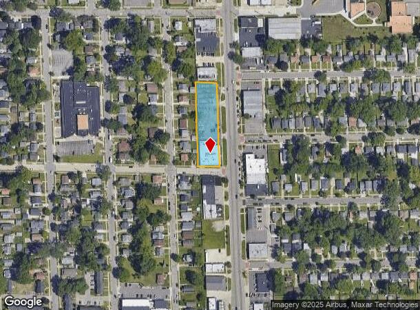 2905 Hilton Rd, Ferndale, MI Parcel Map