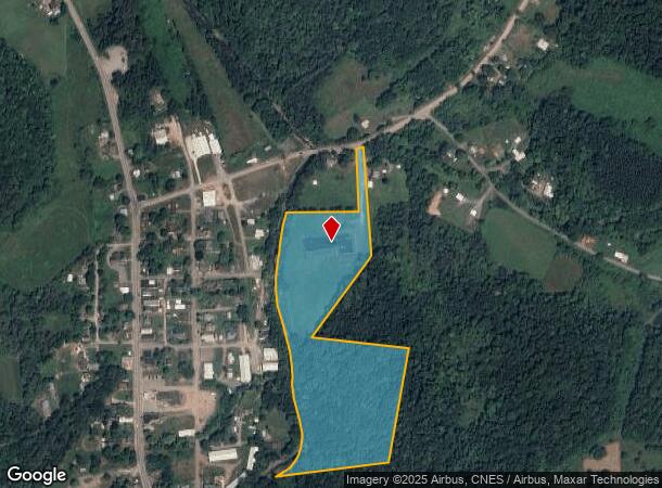  74 Elem Ln, New Albany, PA Parcel Map