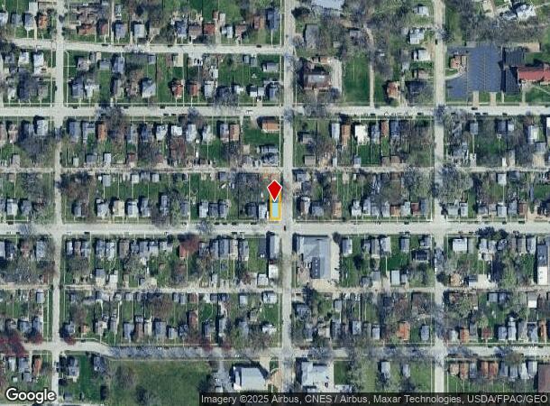 1402 W 7Th St, Davenport, IA Parcel Map