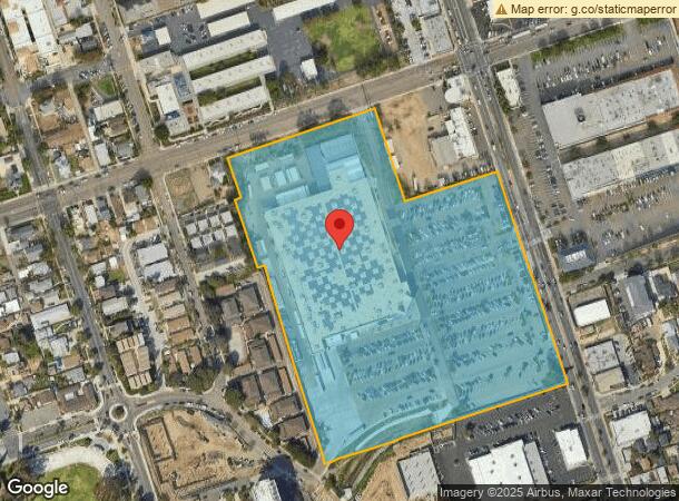  1100 Highland Ave, National City, CA Parcel Map