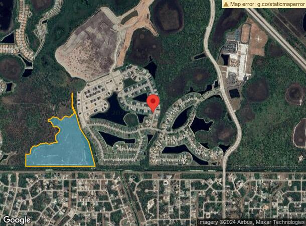  2536 Charter Oak Dr, North Port, FL Parcel Map