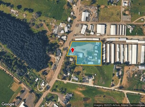 1308 N Old Pacific Hwy, Myrtle Creek, OR Parcel Map