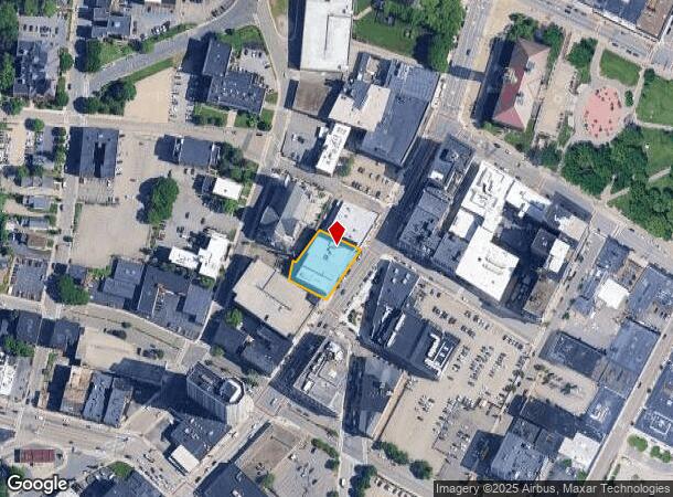  542 Main St, Worcester, MA Parcel Map