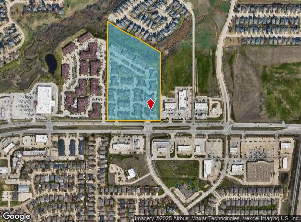 5551 N Tarrant Pkwy, Fort Worth, TX Parcel Map
