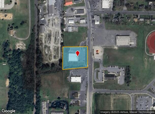  1118 S Central Ave, Laurel, DE Parcel Map