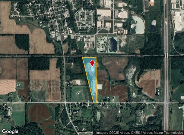  9999 E Baseline Rd, Avilla, IN Parcel Map