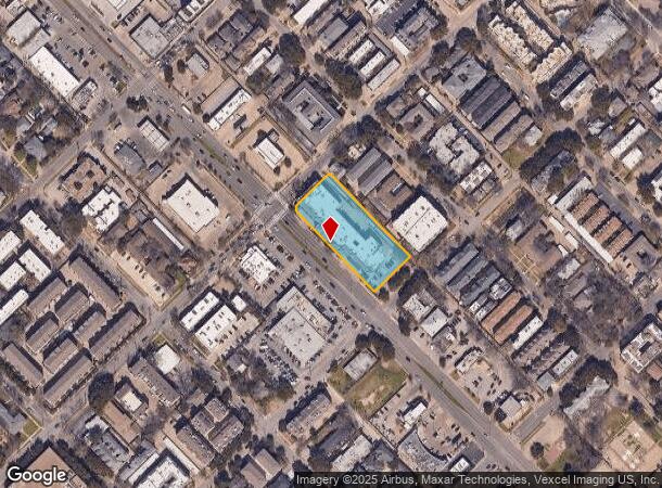 4140 Lemmon Ave, Dallas, TX Parcel Map