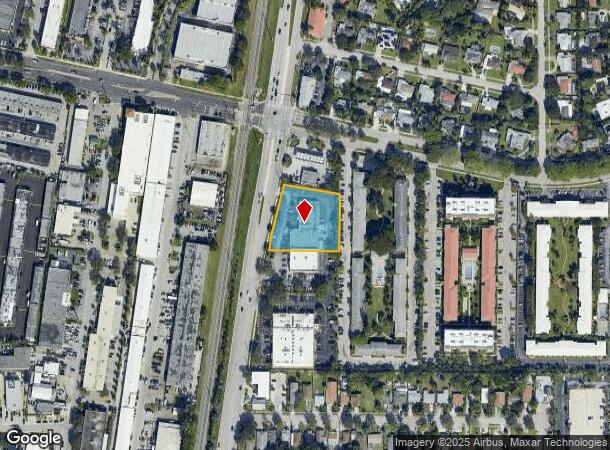  1800 N Dixie Hwy, Boca Raton, FL Parcel Map