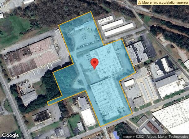  634 Industrial Ave, Salisbury, NC Parcel Map