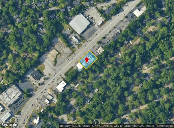 1249 S Pleasantburg Dr, Greenville, SC Parcel Map
