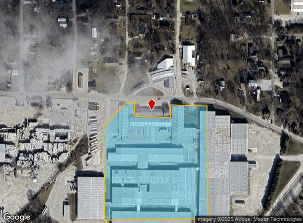  1100 N Washington St, Delphi, IN Parcel Map